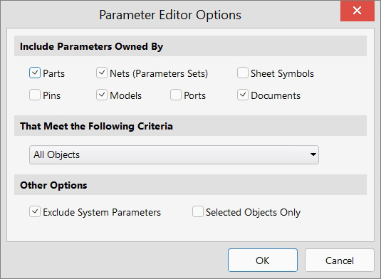Parameter manager